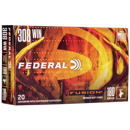 FED FUSION 308WIN 180GR SP 20/10 - Ammunition